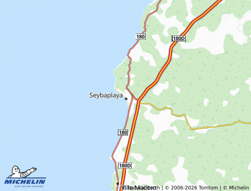 Mapa MICHELIN Santa Cruz - ViaMichelin