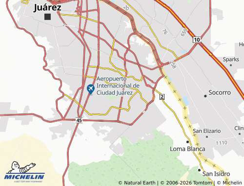 MICHELIN Fernando Báeza map - ViaMichelin