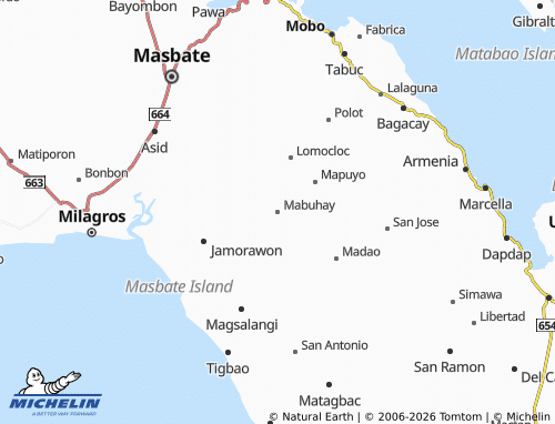 MICHELIN Mabuhay map - ViaMichelin