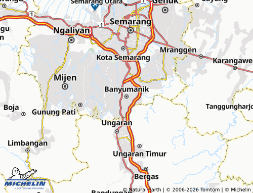MICHELIN Banyumanik map - ViaMichelin