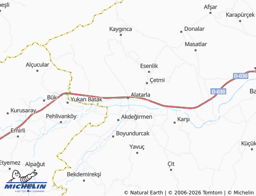 Kaart MICHELIN Alatarla - ViaMichelin