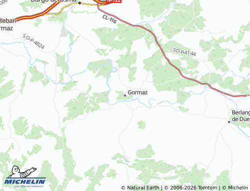 Mappa MICHELIN Gormaz - ViaMichelin