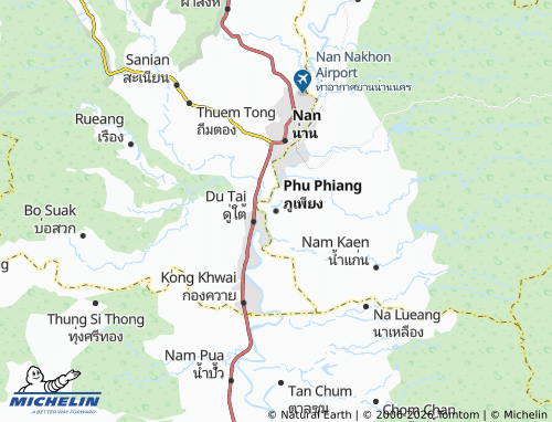 Kaart MICHELIN Phu Phiang - ViaMichelin