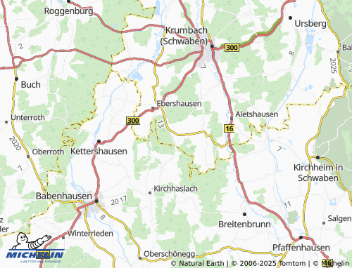 Mapa MICHELIN Hairenbuch - ViaMichelin
