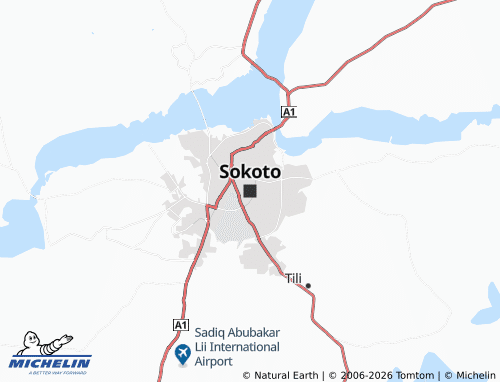 MICHELIN Sokoto map - ViaMichelin