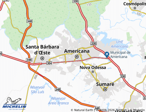 Mapa MICHELIN Santo Antônio - ViaMichelin