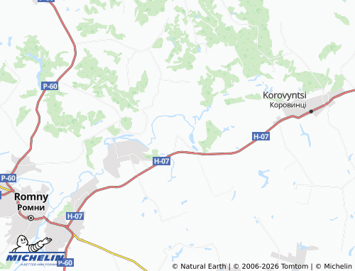 MICHELIN Vovkivtsi map - ViaMichelin