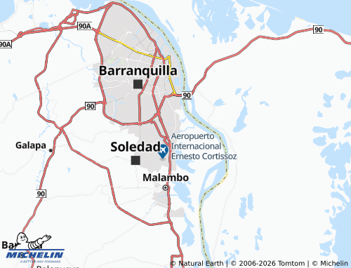 MICHELIN La Loma map - ViaMichelin