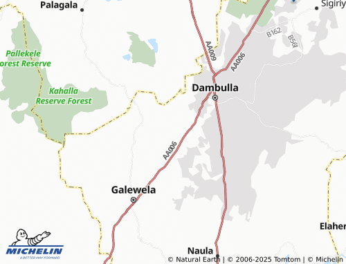 MICHELIN Thennakonpura map - ViaMichelin