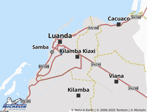 Mapa MICHELIN Anagola Nova - ViaMichelin