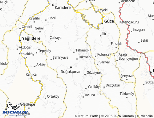 MICHELIN Dikmen map - ViaMichelin