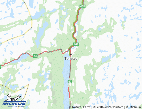 Mapa MICHELIN Tonstad - ViaMichelin