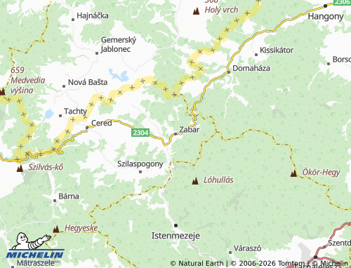 Mapa MICHELIN Zabar - ViaMichelin