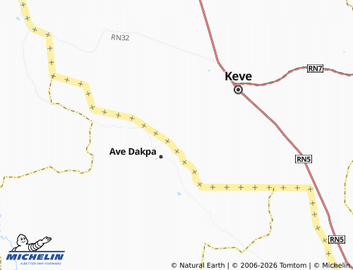 MICHELIN Edji map - ViaMichelin