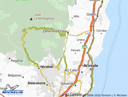 MICHELIN-Landkarte San Giovannello - ViaMichelin