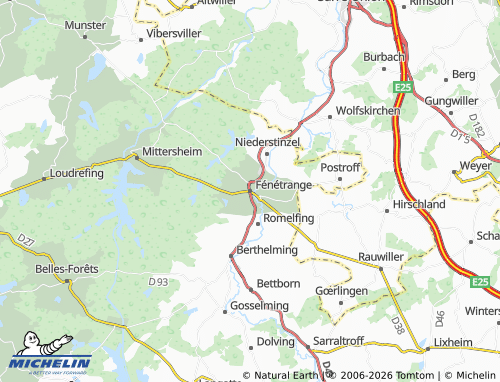 Mapa MICHELIN Fénétrange - ViaMichelin