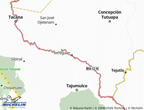 MICHELIN Ixchiguan map - ViaMichelin