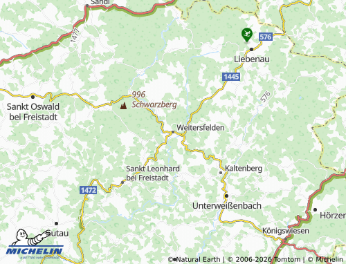 Mappa MICHELIN Weitersfelden - ViaMichelin