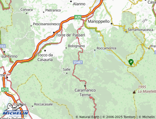 MICHELIN Scagnano di Sotto map - ViaMichelin