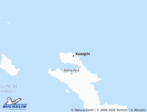 MICHELIN Kusapín map - ViaMichelin