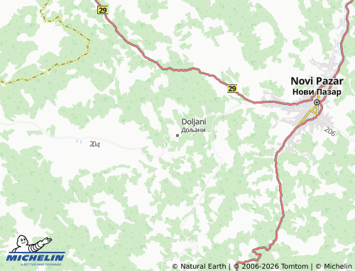 Mapa MICHELIN Doljani - ViaMichelin