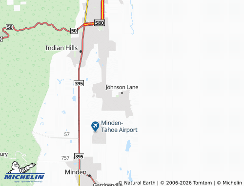 Mappa MICHELIN Johnson Lane - ViaMichelin