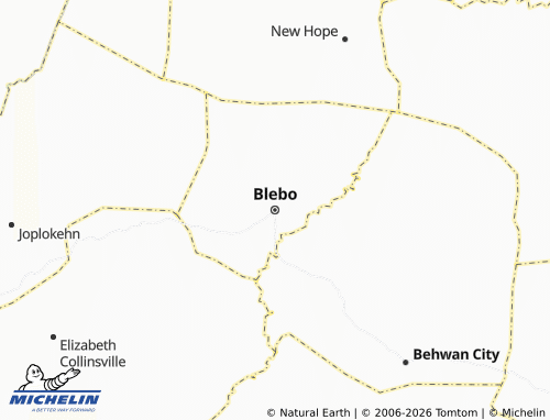 Mappa MICHELIN Blebo - ViaMichelin