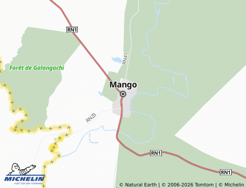 Carte MICHELIN Mango - ViaMichelin