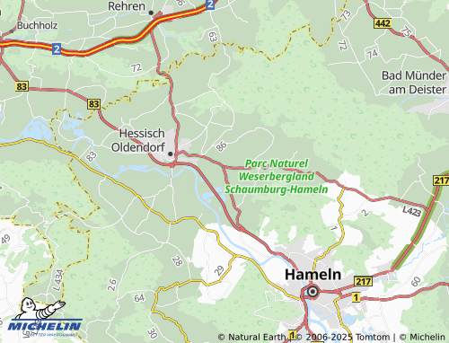 MICHELIN-Landkarte Weibeck - ViaMichelin