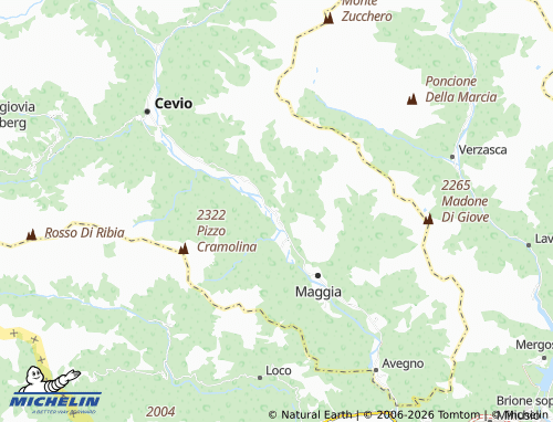 Mappa MICHELIN Giumaglio - ViaMichelin