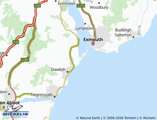 MICHELIN Dawlish Warren map - ViaMichelin
