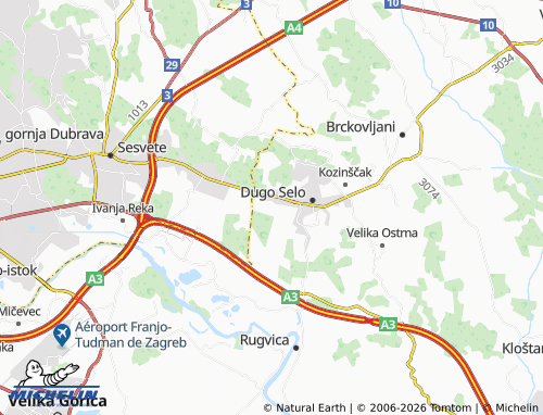 Mapa MICHELIN Kopčevec - ViaMichelin