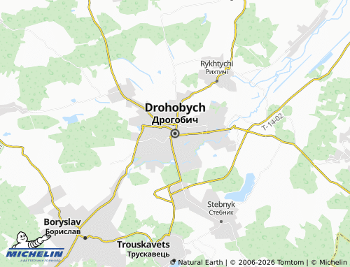 Mappa MICHELIN Drohobych - ViaMichelin