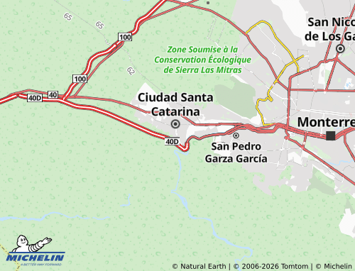 MICHELIN Privada San Patricio map - ViaMichelin
