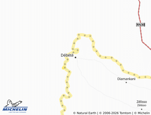MICHELIN-Landkarte Débété - ViaMichelin