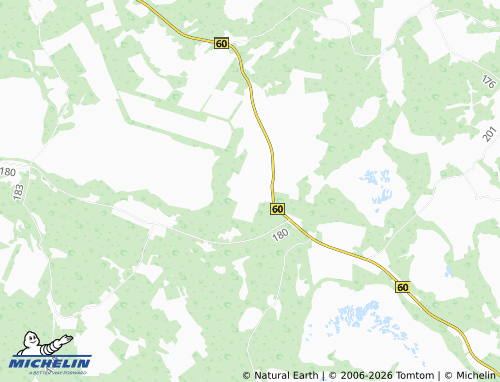 MICHELIN Peantse map - ViaMichelin