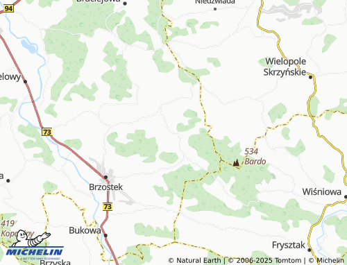 MICHELIN Bączałka map - ViaMichelin
