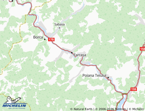 MICHELIN Bușmei map - ViaMichelin