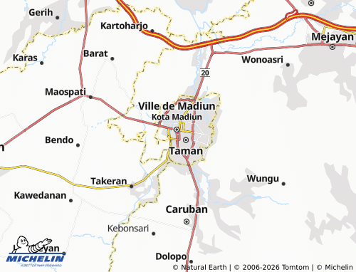 Mapa MICHELIN Pandean - ViaMichelin