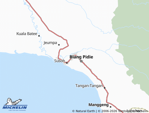MICHELIN Kuta Tuha map - ViaMichelin