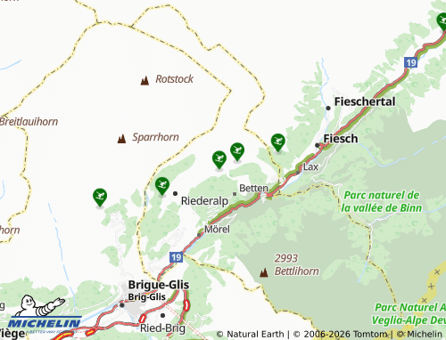Mappa MICHELIN Bettmeralp - ViaMichelin
