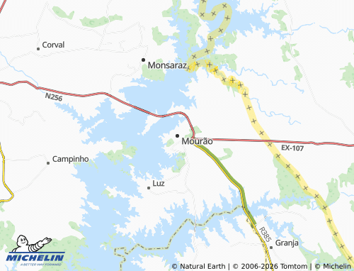 Mapa MICHELIN Mourão - ViaMichelin