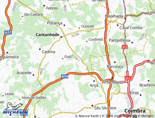 Mappa MICHELIN Pena - ViaMichelin