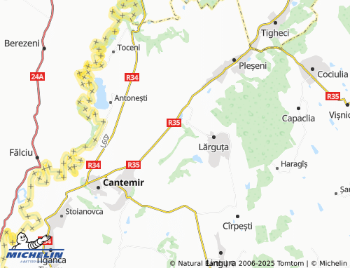 MICHELIN Porumbești map - ViaMichelin