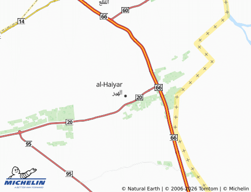 MICHELIN Al Hiyar map - ViaMichelin