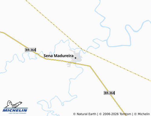 Mapa MICHELIN Sena Madureira - ViaMichelin