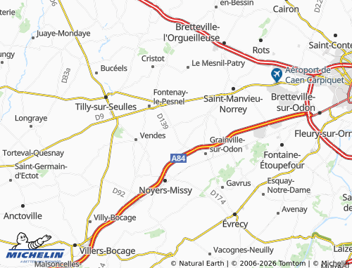 MICHELIN Rauray map - ViaMichelin