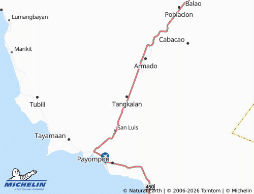 Mappa MICHELIN Tangkalan - ViaMichelin