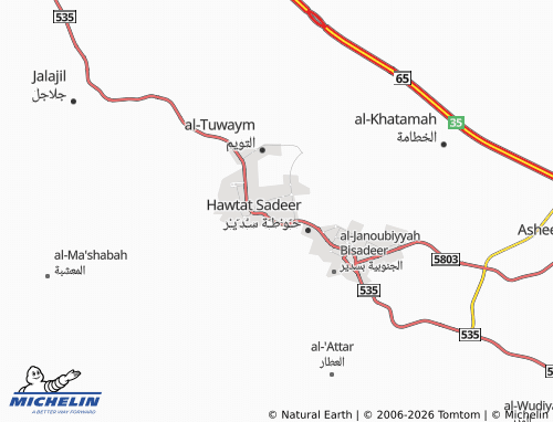 MICHELIN-Landkarte al-Malik Fahd - ViaMichelin