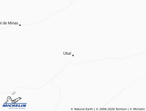 Mapa MICHELIN Ubaí - ViaMichelin